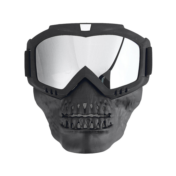 Motorcycle Goggles Detachable Face Mask Anti-dust Snow Rain Protection Cycling Off-Road Eyewear Image 10