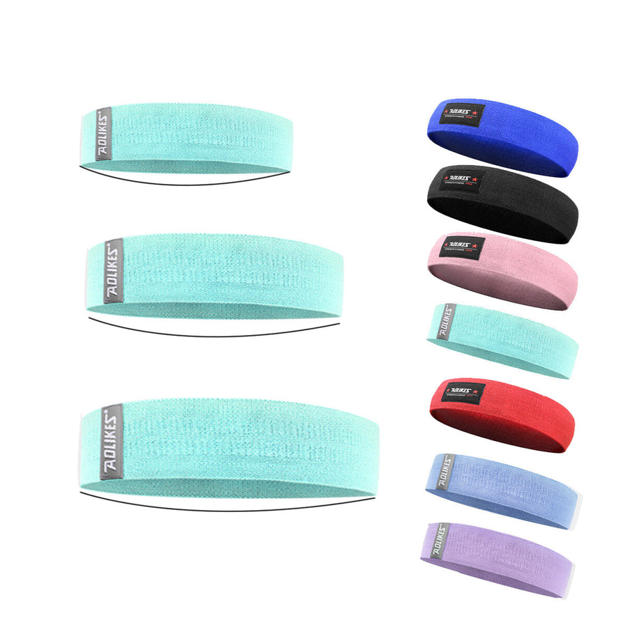 Multi-Colors M-XL Home Resistance Bands Hip Training Fitness Yoga Stretch Pull Up Assist Bands Rubber Band Image 1