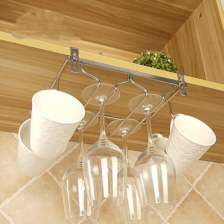 Mug Holder Coffee Tea Cup Rack Storage Kitchen Under Shelf Cabinet Hanger Image 6