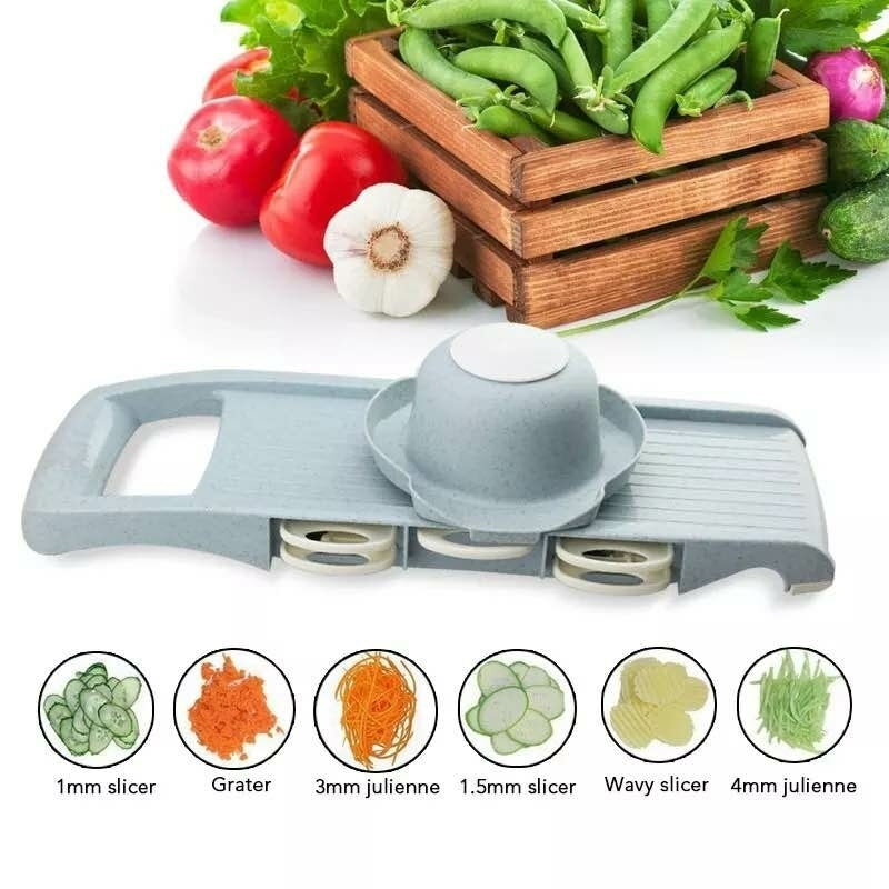 Multi-Function Vegetable Cutter with Steel Blade Mandoline Slicer Fruit Grater for Kitchen Cutting Tool Image 3