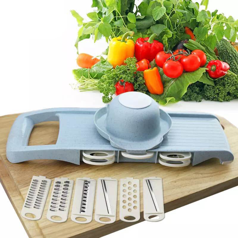 Multi-Function Vegetable Cutter with Steel Blade Mandoline Slicer Fruit Grater for Kitchen Cutting Tool Image 4