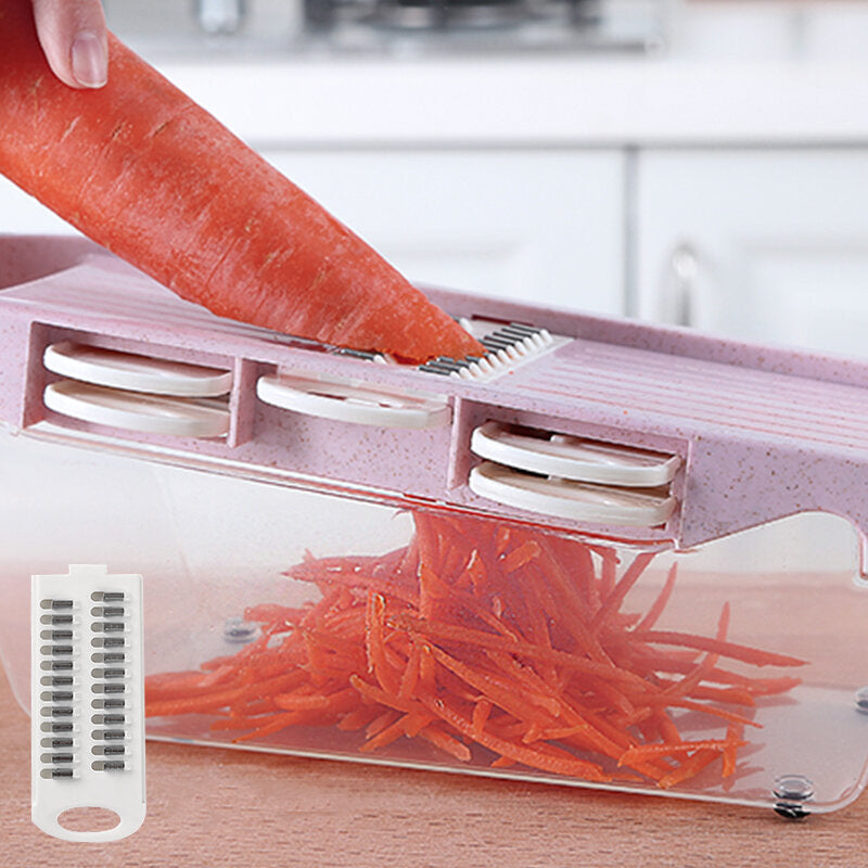 Multi-Function Vegetable Cutter with Steel Blade Mandoline Slicer Fruit Grater for Kitchen Cutting Tool Image 6