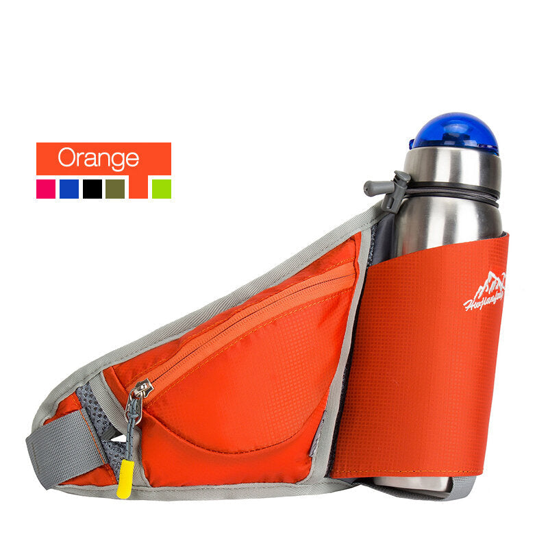 Multifunction Bottle Carrier Portable Outdoor Waist Bag Sports Pack Bag Storage Phone Bag Wallet Image 1