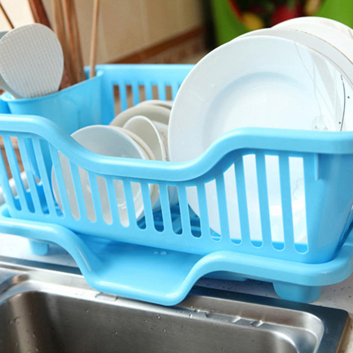 Multifunctional Drain Bow Rack Plastic Dishes Drainboard Free Disassembly Storage Drain Shelf Image 6