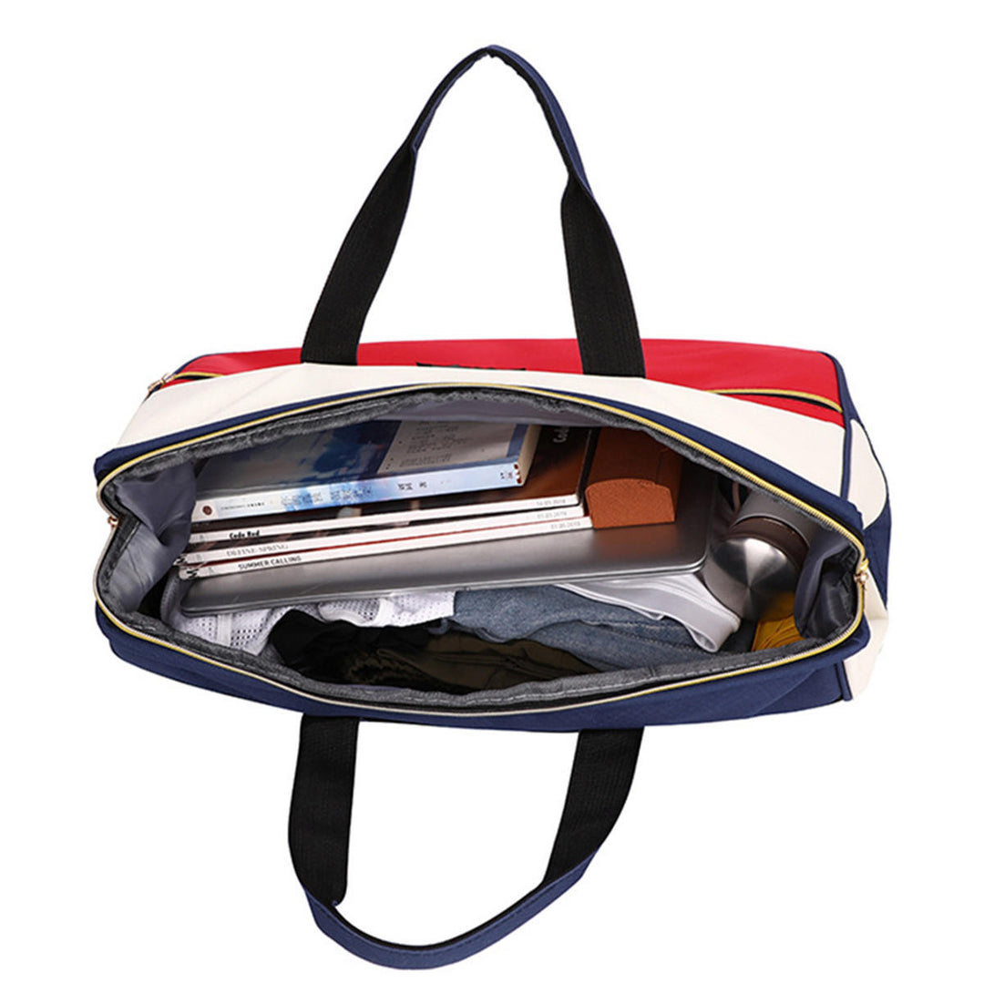 Oxford Cloth Waterproof Shoulder Crossbody Bag Fitness Yoga Bag Luggage Handbag Image 11