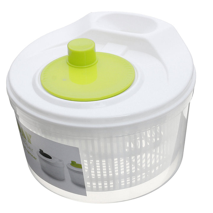 Portable Vegetable Spin Dryer Dehydrator Household Drainer Salad Spinner for Kitchen Drying Tool Image 1