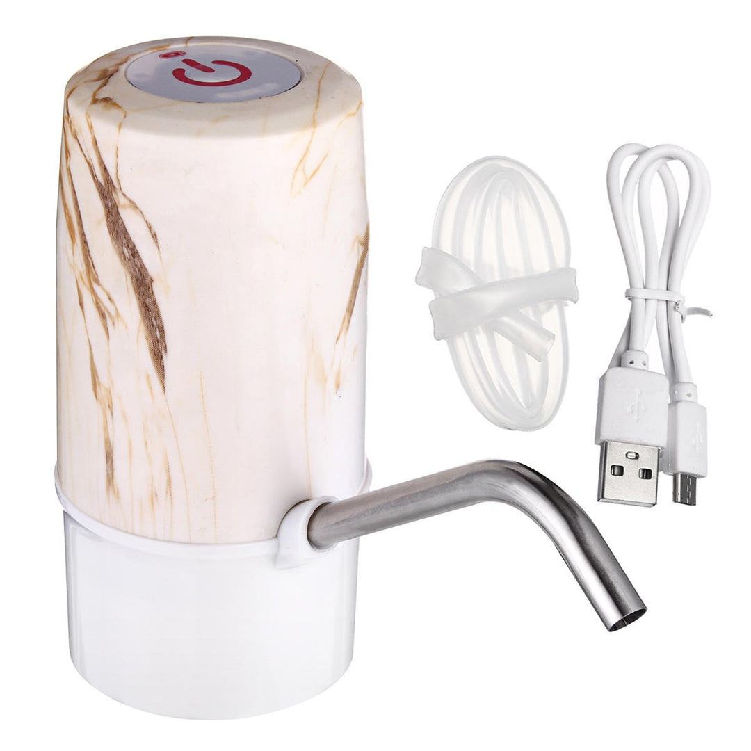 Rechargeable Water Drinking Gallon Bottled Dispenser Portable Pump USB Cable Water Pumping Device Image 1