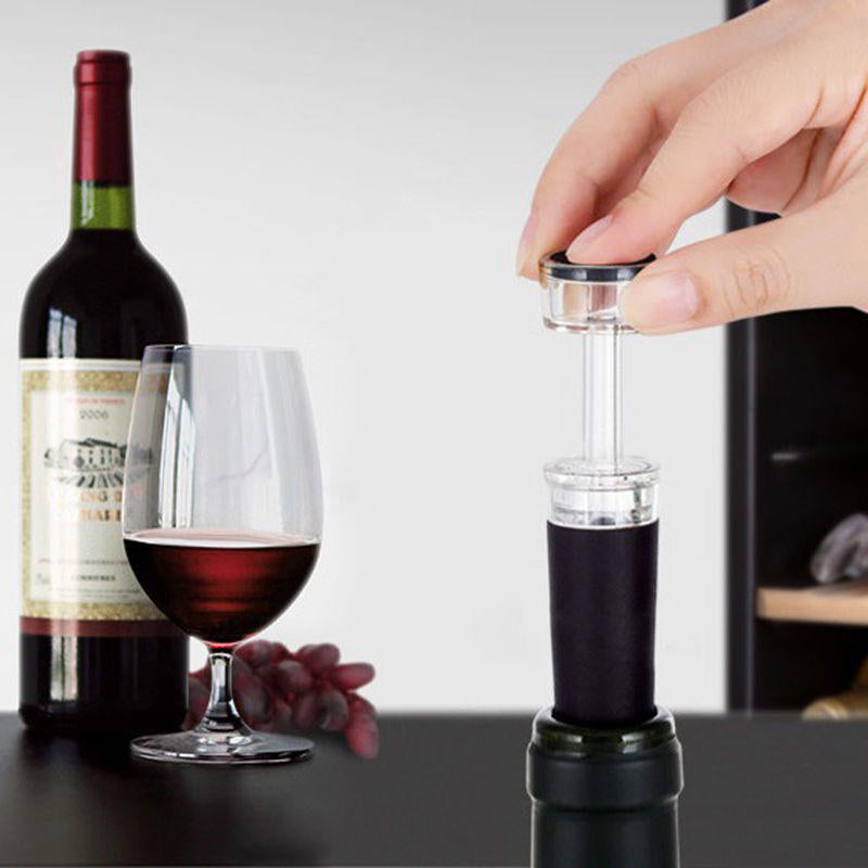 Red Wine Vacuum Retain Freshness Bottle Stopper Image 4