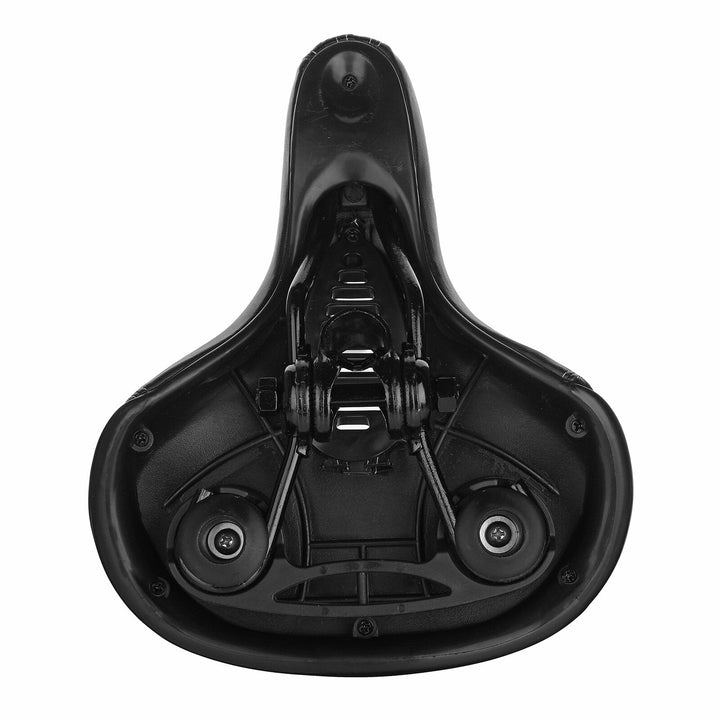 PU Bike Saddle Waterproof Breathable Shock Absorbing Bike Seat for MTB Road Bicycle with Rain-proof Cover Image 2
