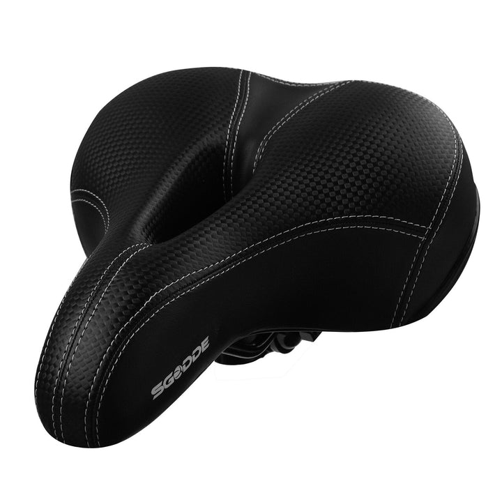 PU Bike Saddle Waterproof Breathable Shock Absorbing Bike Seat for MTB Road Bicycle with Rain-proof Cover Image 9