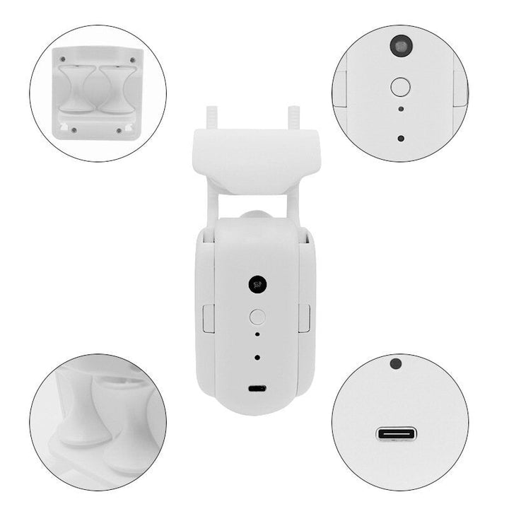 Smart Home Automatic Curtain Machine Free Track Installation Roman Rod Control Work with Alexa Google Home Image 1