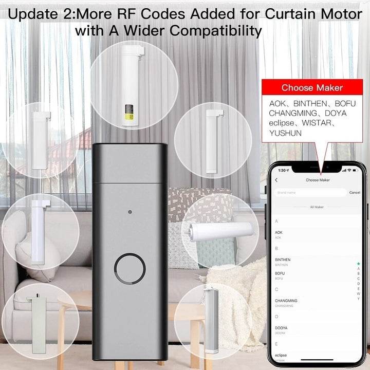 Smart Infrared WiFi Remote Controller Wireless USB IR+RF Controller for TV Fan Smart Home with Alexa Google Image 3