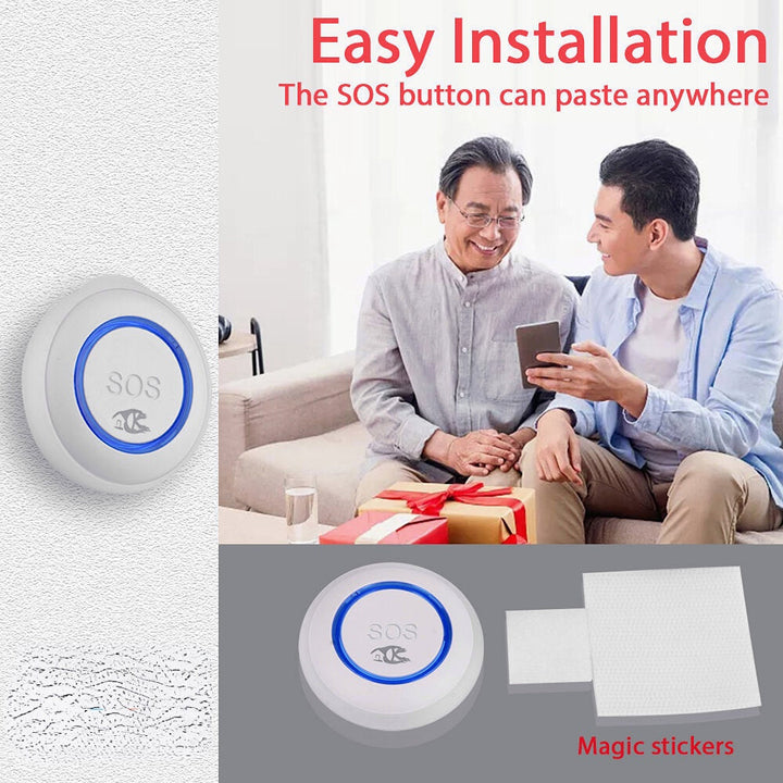 Smart Wifi Emergency Button Speakers One-key Alarm Call For Help Remote Call Work Image 4