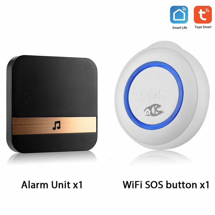 Smart Wifi Emergency Button Speakers One-key Alarm Call For Help Remote Call Work Image 7