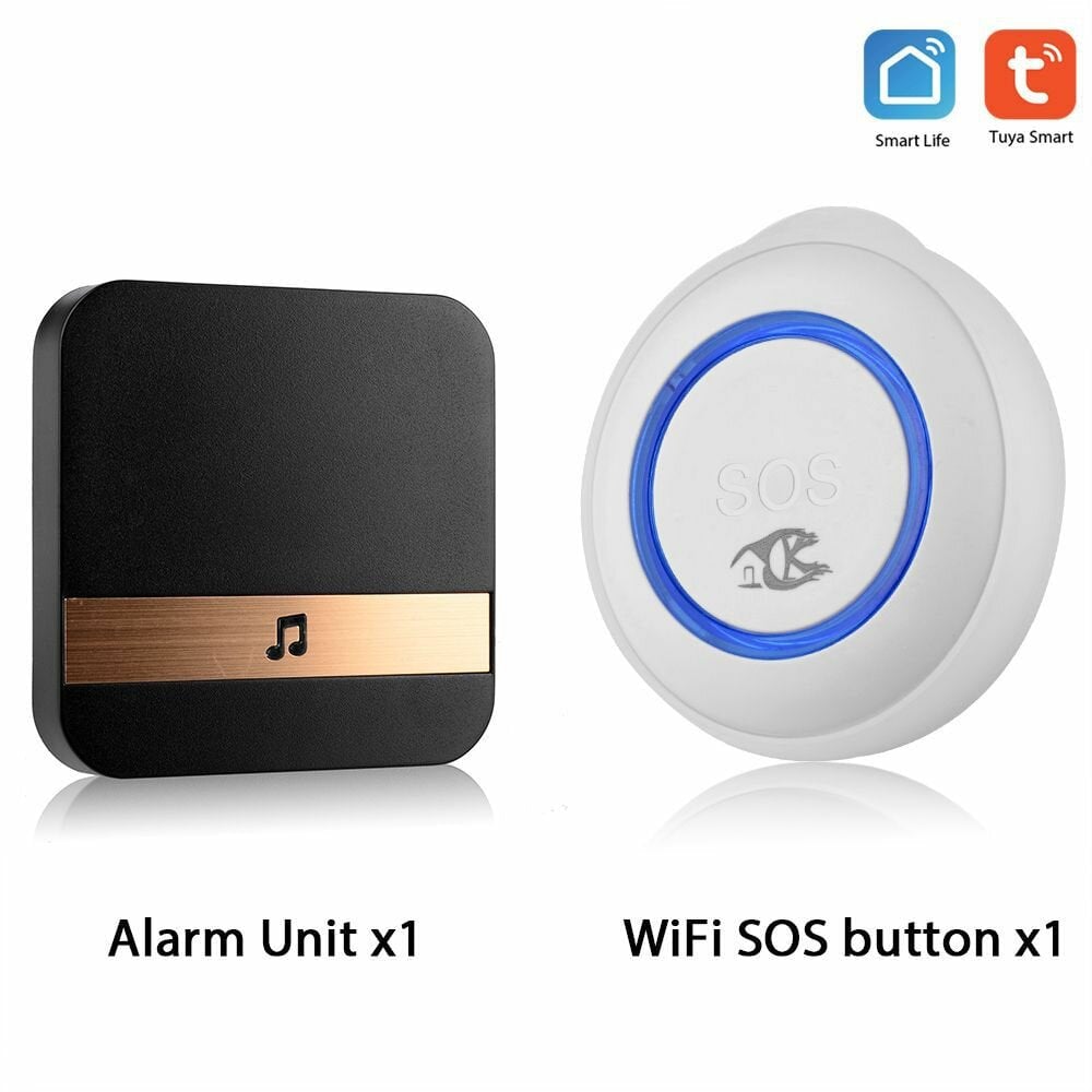 Smart Wifi Emergency Button Speakers One-key Alarm Call For Help Remote Call Work Image 1