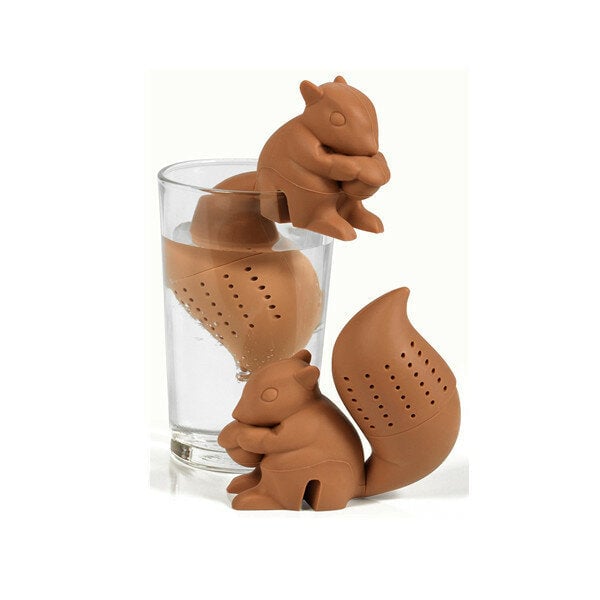 Silicon Squirrel Tea Loose Leaf Strainer Filter Infuser Image 1