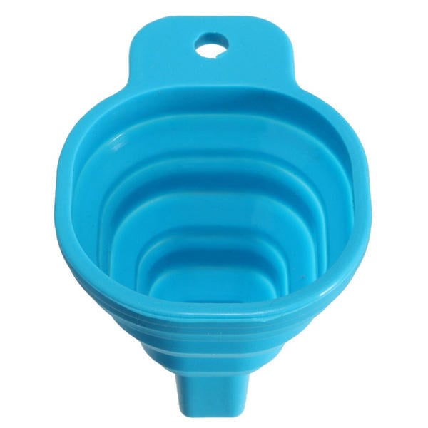 Silicone Collapsible Mini Filling Liquid Oil Water Funnel Kitchen Tools Filter Image 3