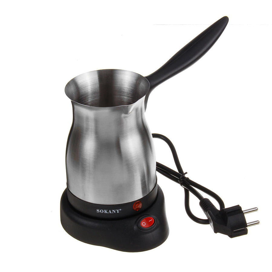 Stainless Steel Electric Turkish Greek Coffee Maker Machine Espresso Moka Pot Image 1