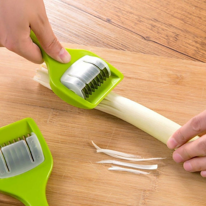 Stainless Steel Green Onion Slicer Vegetable Garlic Cutter Shredder Kitchen Tools Image 4