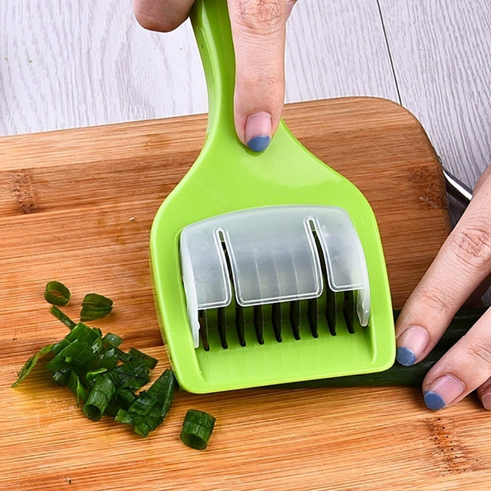 Stainless Steel Green Onion Slicer Vegetable Garlic Cutter Shredder Kitchen Tools Image 6