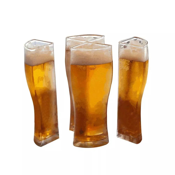 Super Schooner Glasses Mug Cup Separable 4 part Large Capacity Thick Mug Glass Cup Transparent for Club Bar Party Home Image 1