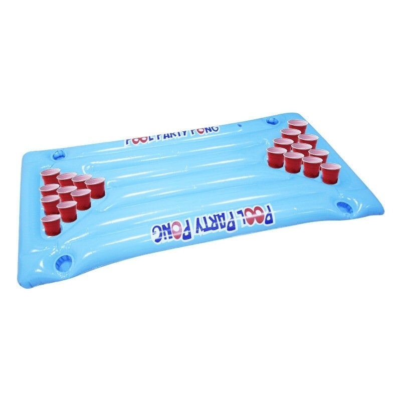 Swimming Pool Float Liquor Table Holder Pool Pond Inflatable Air Mattress For Home Sports Gam Party Image 1