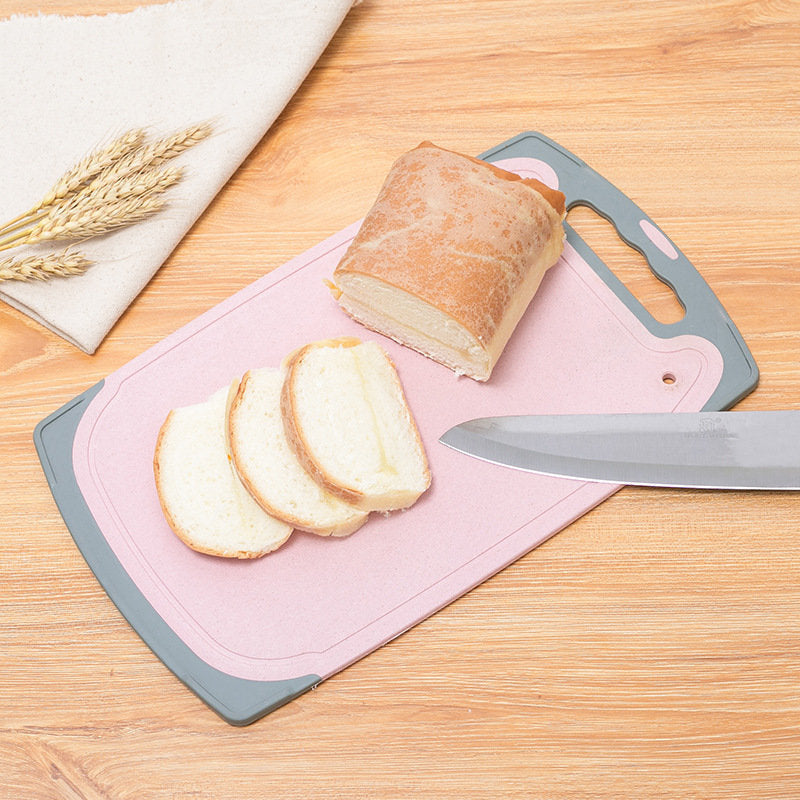 Wheat Straw Kitchen Cutting Board Creative Rectangilar Corrosion-resistant Chopping Block Image 2