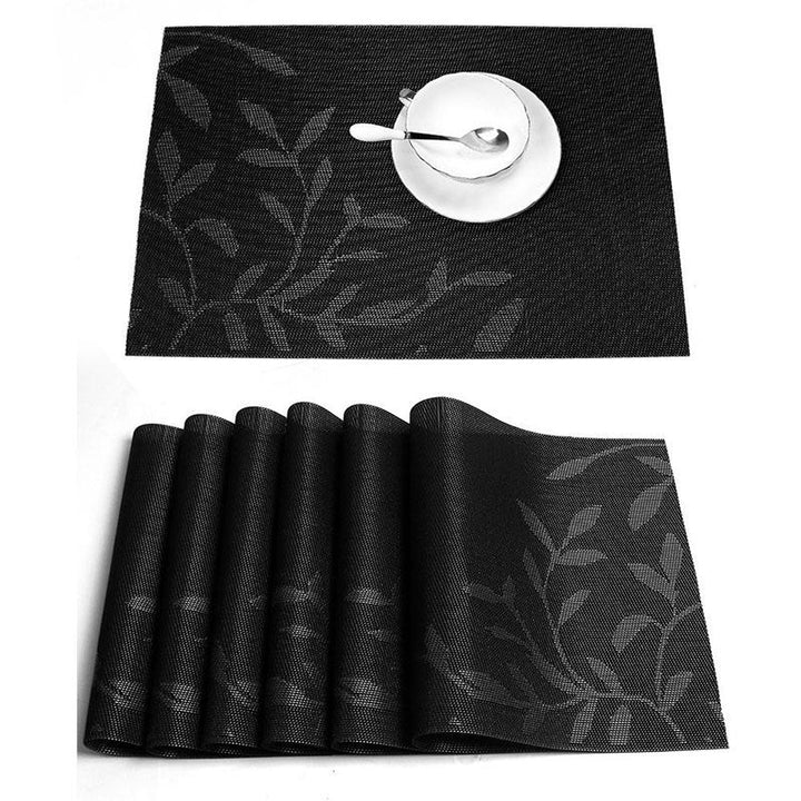 Washable Placemat for Dining Table Creative Heat Insulation Stain Resistant Anti-skid Eat Mats Image 4