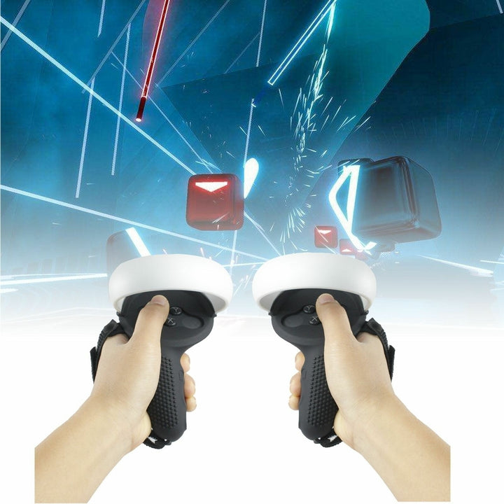 VR Accessories Touch Controller Silicone Grip Cover Protective Sleeve For Oculus Quest 2 VR Handle Grip Cover With Image 10