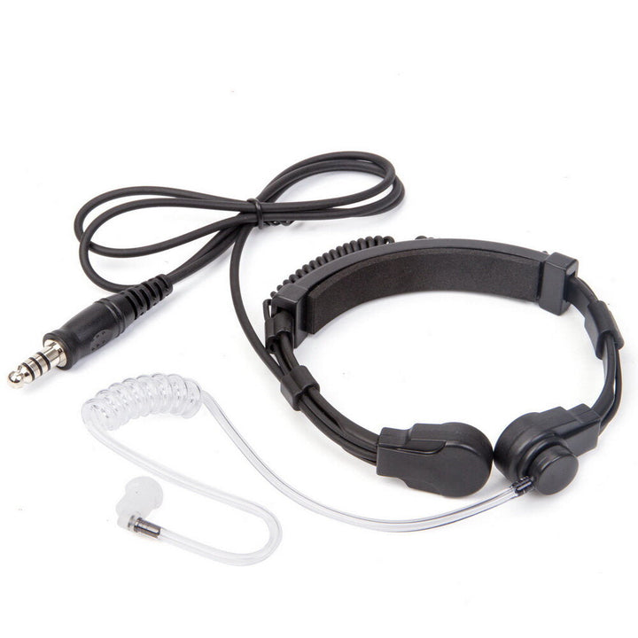 Walkie Talkie Microphone Heavy Duty U94 PTT Neck Throat Mic Earpiece Radio Tactical Headset for HYT TYT Image 4