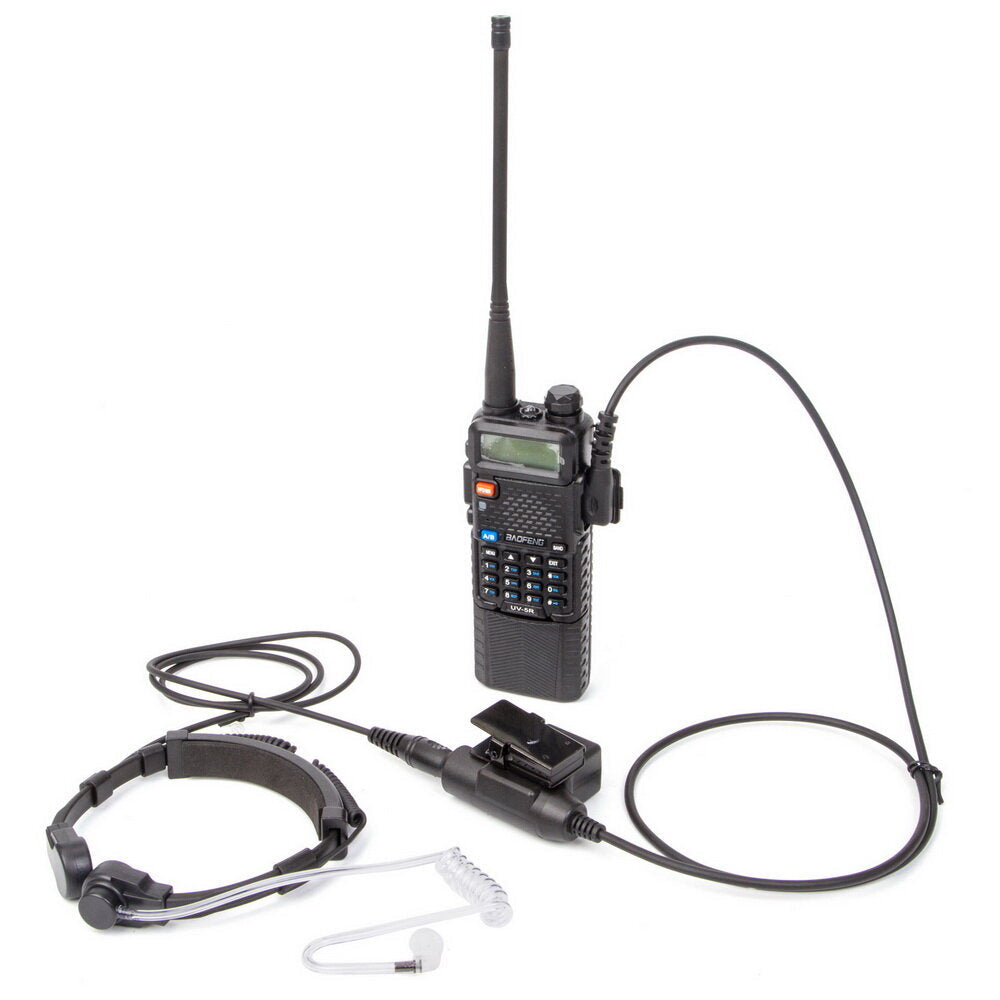Walkie Talkie Microphone Heavy Duty U94 PTT Neck Throat Mic Earpiece Radio Tactical Headset for HYT TYT Image 6