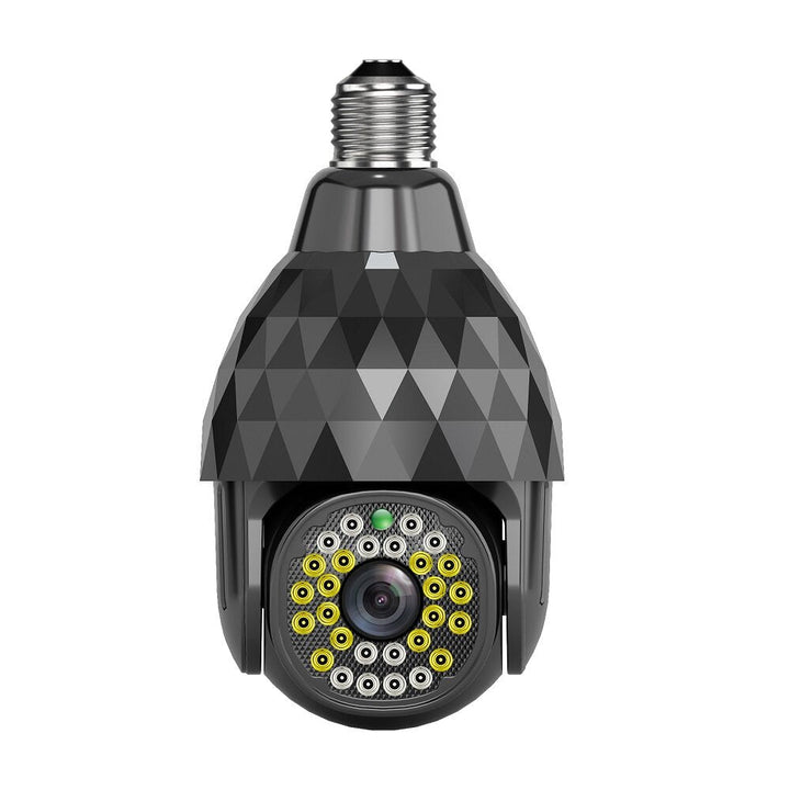 WIFI PTZ HD 1080P Surveillance E27 Camera 28 LED Diamond Bulb Ball Camera Smart Dual light Night Vision with E27 Base Image 1
