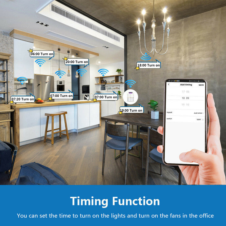 WIFI Remote Control 16A Smart Timer UK Socket Compatible With Tuya APP Alexa Google Home Image 3