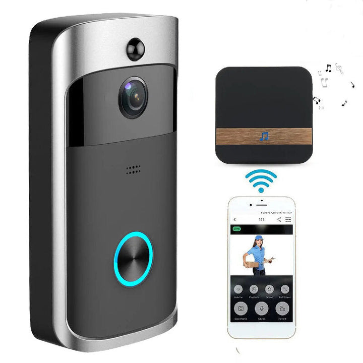 Wireless Camera Video Doorbell Home Security WiFi Smartphone Remote Video Rainproof Image 1