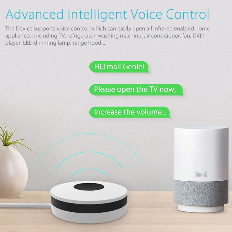 Wifi Smart Infrared APP Remote Control Voice Control AL IR Remote Controlller For Smart Home Work With Google Home IFTTT Image 4
