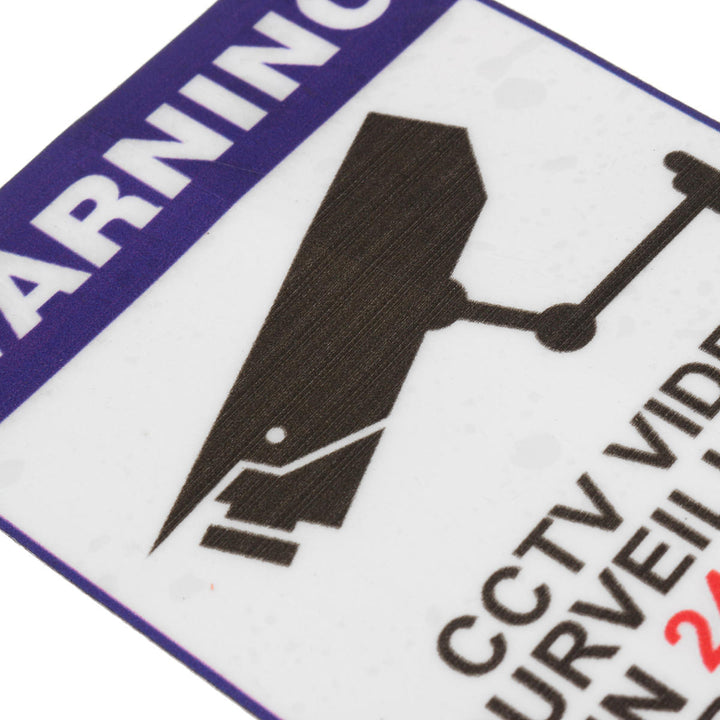 Warning CCTV Security Surveillance Camera Decal Sticker Sign 66mmx100mm Internal Image 4