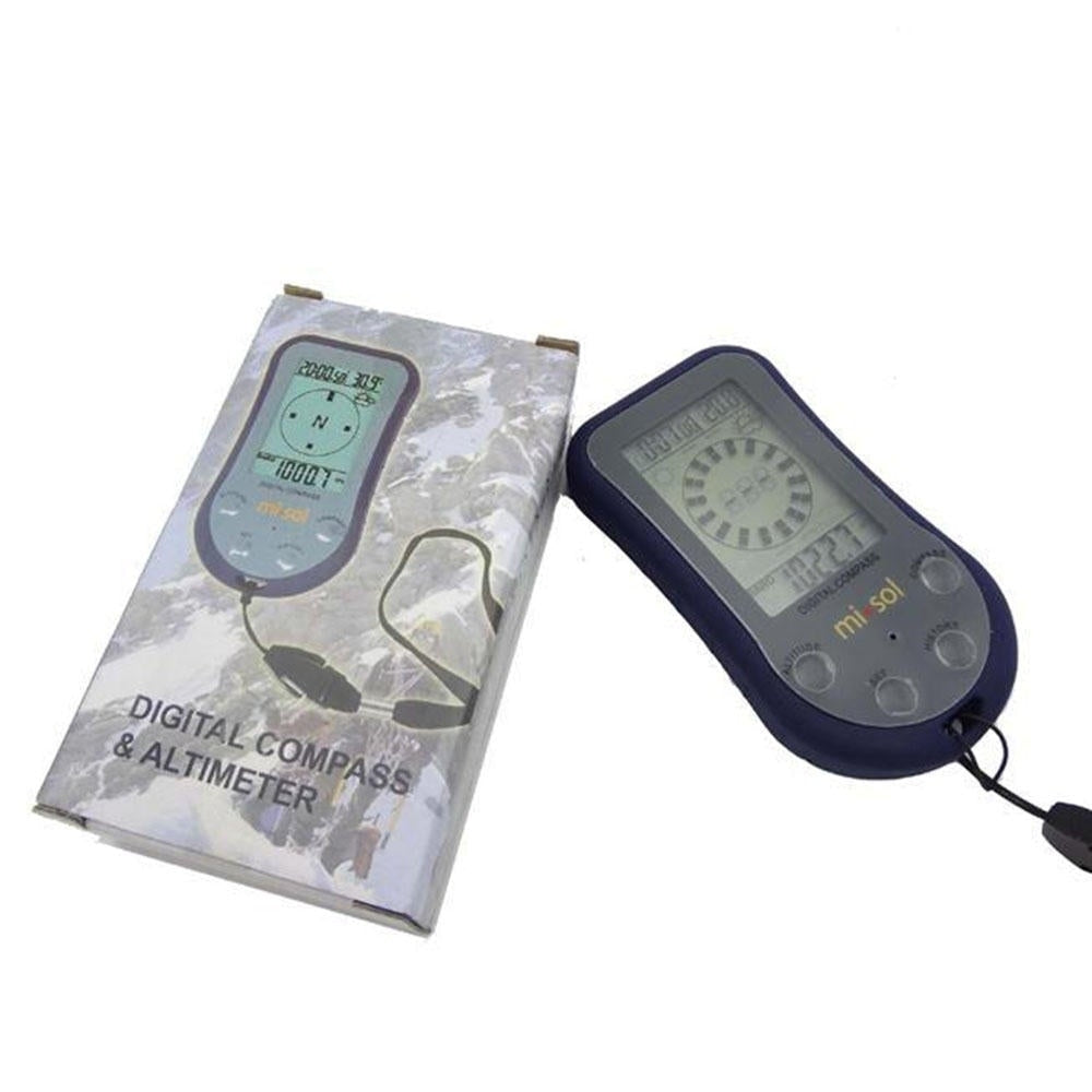 Waterproof LED Digital Thermometer Compass Outdoor Altimeter Altitude Meter Barometer Image 2