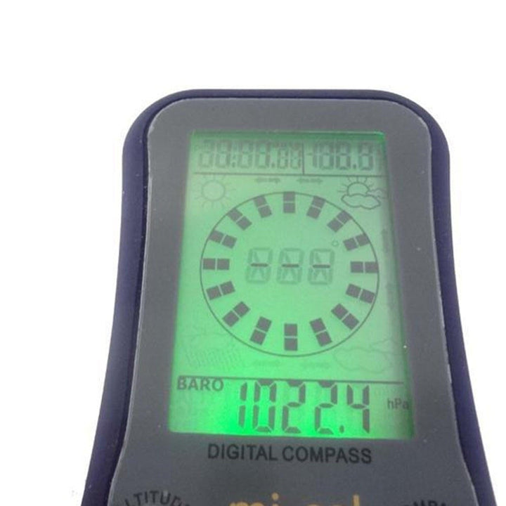 Waterproof LED Digital Thermometer Compass Outdoor Altimeter Altitude Meter Barometer Image 4