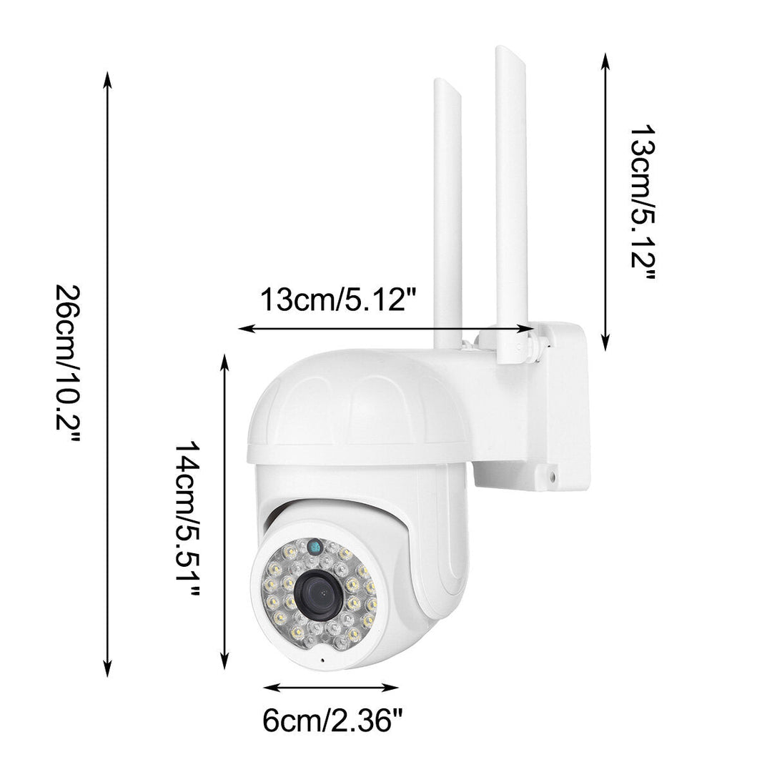 Wireless Wifi Security Camera 2MP HD Waterproof IP66 Night Vision Motion Detection Smart Alarm WIFI IP Camera Two-way Image 4