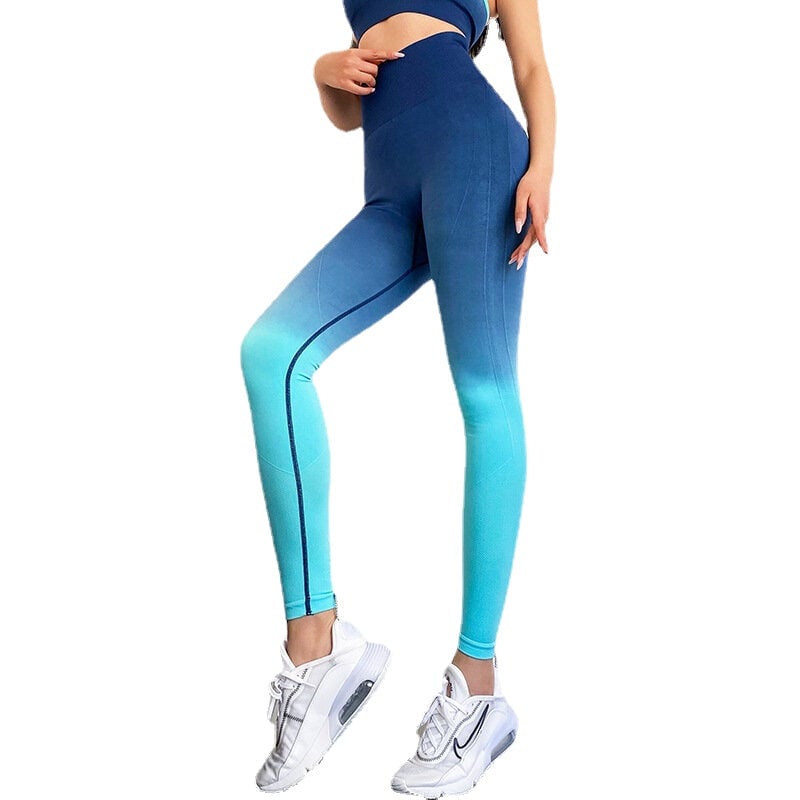 Womens High Waisted Yoga Pants Hip Lift Quick Dry Leggings Yoga Fitness Running Sports Training Sports Tights Sports Image 1