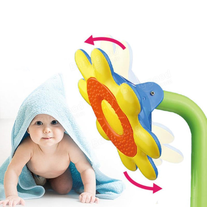 Yellow Duck Shower Head for Kids Faucet Water Spraying Tool Baby Bath Toys Image 2
