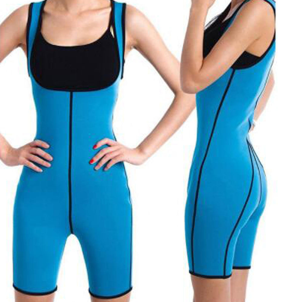 Womens Shapewear Full Body Sweat Shaper Fitness Gym Sport Slimming Keep Fit Sauna Suit Vest Image 2
