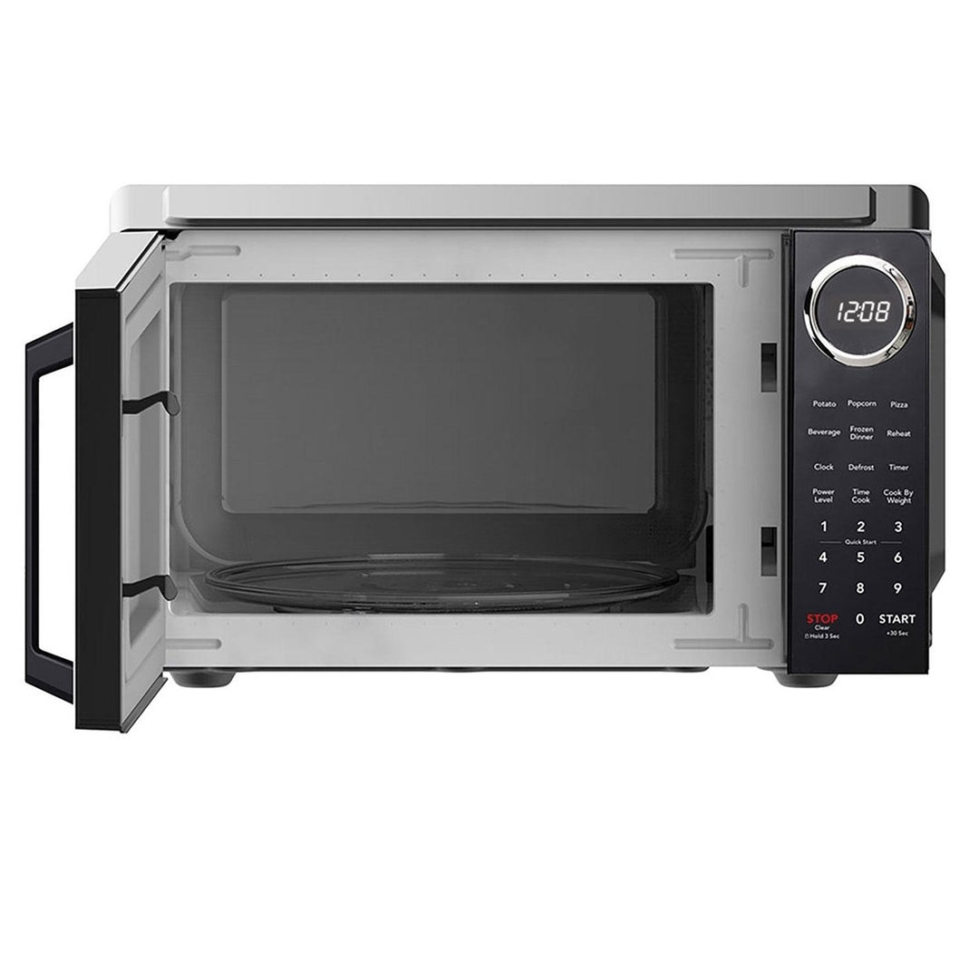 Frigidaire Black with Chrome 0.9 Cubic Foot Microwave Image 2