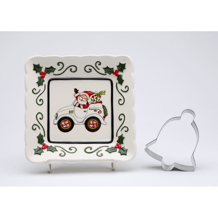 Ceramic Santa Cookie Cutter 5.5 Inch Image 3