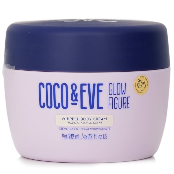 Coco and Eve Glow Figure Whipped Body Cream - Tropical Mango Scent 212ml/7.2oz Image 1