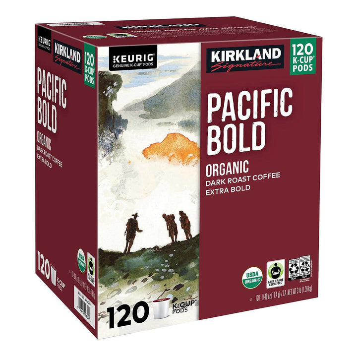 Kirkland Signature Coffee Organic Pacific Bold K-Cup Pod 120 Count Image 2