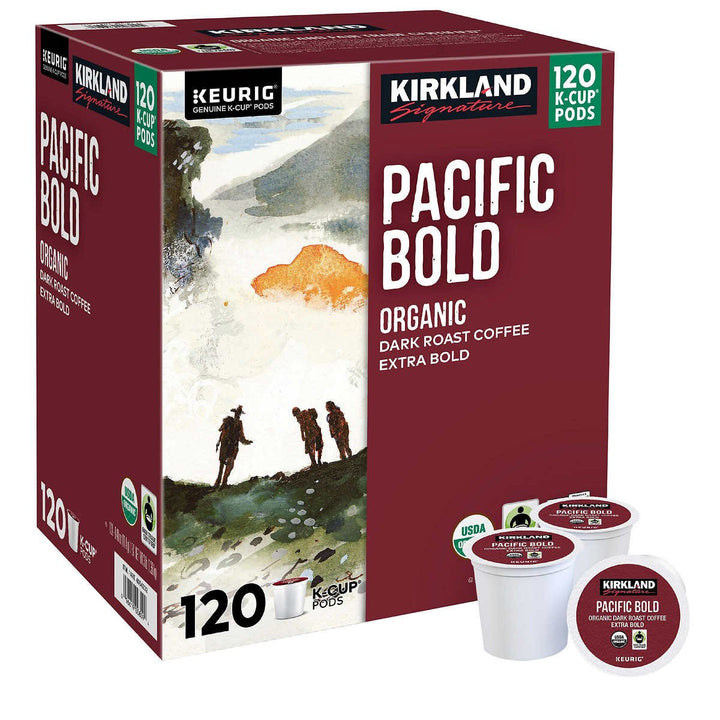 Kirkland Signature Coffee Organic Pacific Bold K-Cup Pod 120 Count Image 3