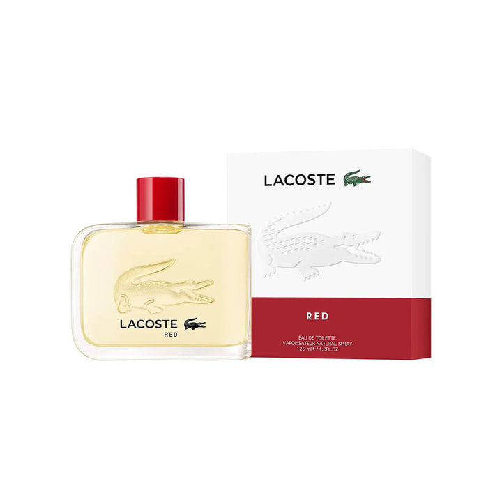 Lacoste Red EDT Spray 4.2 oz For Men Image 1