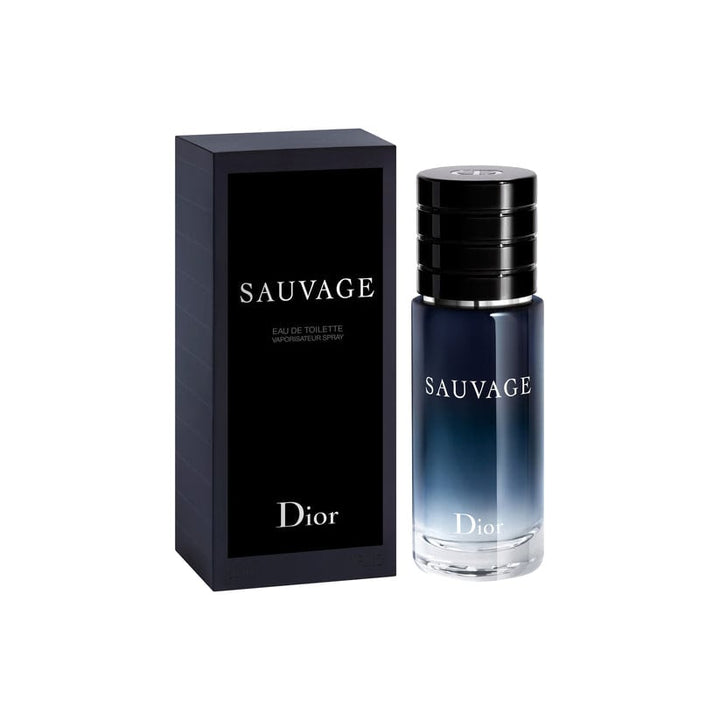 Dior Sauvage EDT Spray 1 oz Mens Fragrance Woody Fresh Scent Ambroxan Image 1