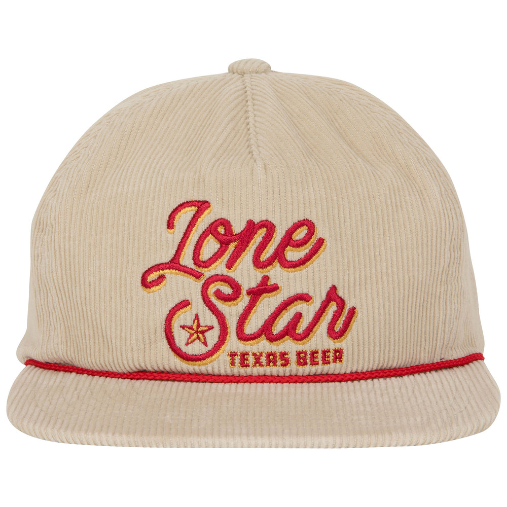 Lone Star Texas Beer Corduroy Hybrid Bill Adjustable Hat Image 2